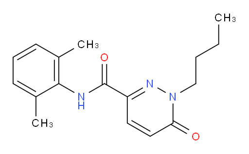 1-butyl-N-(2,6-dimethylphenyl)-6-oxo-1,6-dihydropyridazine-3-carboxamide