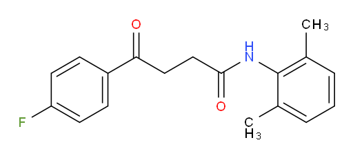 N-(2,6-dimethylphenyl)-4-(4-fluorophenyl)-4-oxobutanamide