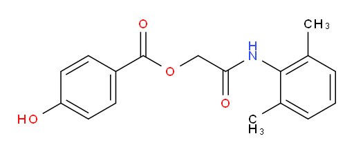 2-((2,6-dimethylphenyl)amino)-2-oxoethyl 4-hydroxybenzoate