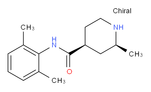 (2S,4S)-N-(2,6-dimethylphenyl)-2-methylpiperidine-4-carboxamide