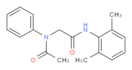 N-(2,6-dimethylphenyl)-2-(N-phenylacetamido)acetamide