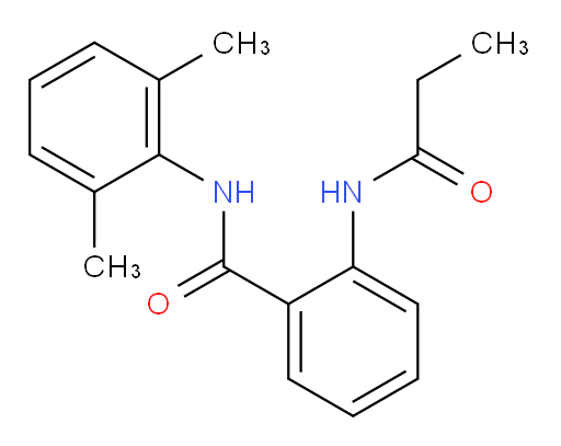 N-(2,6-dimethylphenyl)-2-propionamidobenzamide