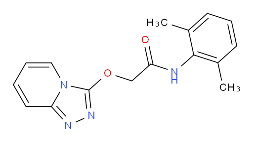 2-([1,2,4]triazolo[4,3-a]pyridin-3-yloxy)-N-(2,6-dimethylphenyl)acetamide