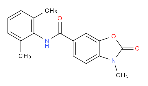 N-(2,6-dimethylphenyl)-3-methyl-2-oxo-2,3-dihydrobenzo[d]oxazole-6-carboxamide