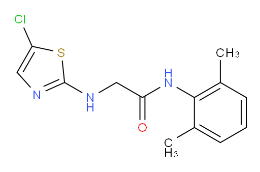 2-((5-chlorothiazol-2-yl)amino)-N-(2,6-dimethylphenyl)acetamide