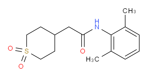 N-(2,6-dimethylphenyl)-2-(1,1-dioxidotetrahydro-2H-thiopyran-4-yl)acetamide