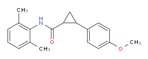 N-(2,6-dimethylphenyl)-2-(4-methoxyphenyl)cyclopropanecarboxamide
