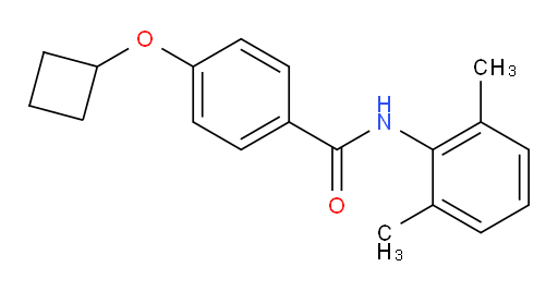 4-cyclobutoxy-N-(2,6-dimethylphenyl)benzamide