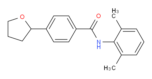 N-(2,6-dimethylphenyl)-4-(tetrahydrofuran-2-yl)benzamide