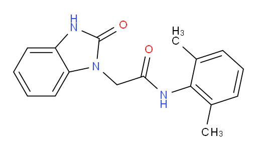 N-(2,6-dimethylphenyl)-2-(2-oxo-2,3-dihydro-1H-benzo[d]imidazol-1-yl)acetamide