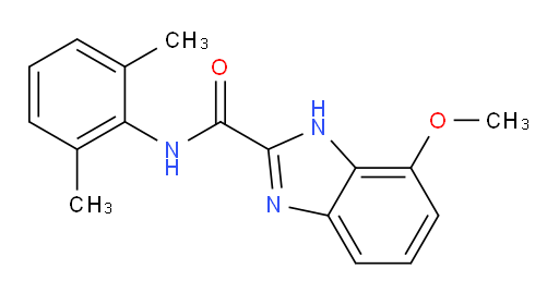 N-(2,6-dimethylphenyl)-7-methoxy-1H-benzo[d]imidazole-2-carboxamide