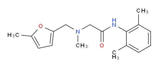 N-(2,6-dimethylphenyl)-2-(methyl((5-methylfuran-2-yl)methyl)amino)acetamide