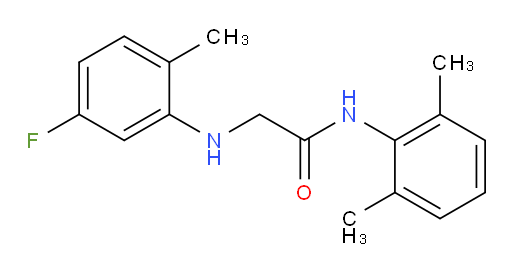 N-(2,6-dimethylphenyl)-2-((5-fluoro-2-methylphenyl)amino)acetamide