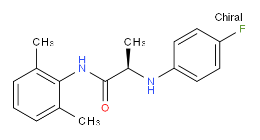 (R)-N-(2,6-dimethylphenyl)-2-((4-fluorophenyl)amino)propanamide