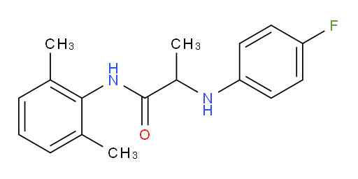 N-(2,6-dimethylphenyl)-2-((4-fluorophenyl)amino)propanamide