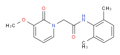 N-(2,6-dimethylphenyl)-2-(3-methoxy-2-oxopyridin-1(2H)-yl)acetamide