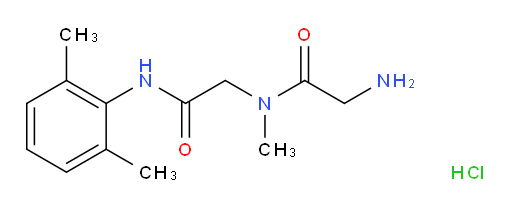 2-amino-N-(2-((2,6-dimethylphenyl)amino)-2-oxoethyl)-N-methylacetamide hydrochloride