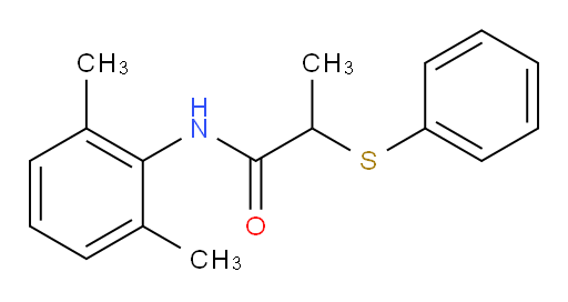 N-(2,6-dimethylphenyl)-2-(phenylthio)propanamide