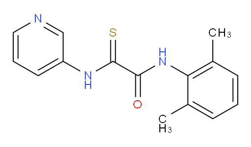 N-(2,6-dimethylphenyl)-2-(pyridin-3-ylamino)-2-thioxoacetamide