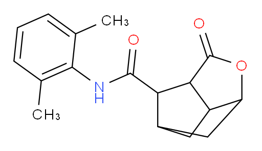 N-(2,6-dimethylphenyl)-2-oxohexahydro-2H-3,5-methanocyclopenta[b]furan-7-carboxamide