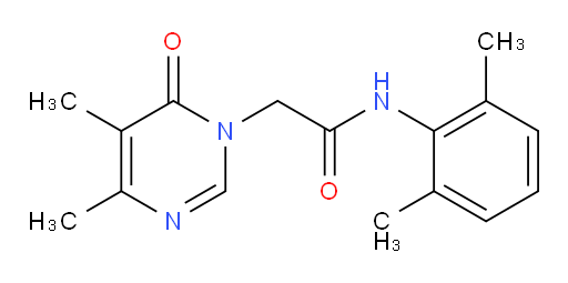 2-(4,5-dimethyl-6-oxopyrimidin-1(6H)-yl)-N-(2,6-dimethylphenyl)acetamide