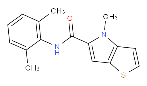 N-(2,6-dimethylphenyl)-4-methyl-4H-thieno[3,2-b]pyrrole-5-carboxamide