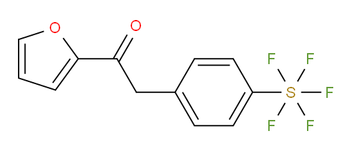 1-(furan-2-yl)-2-(4-(pentafluoromercapto)phenyl)ethanone