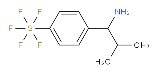 [4-[(1R)-1-Amino-2-methylpropyl]phenyl]sulfur pentafluoride
