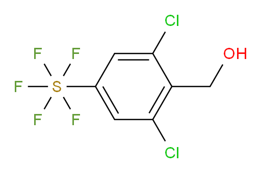 [3,5-dichloro-4-(hydroxymethyl)phenyl]sulfur pentafluoride