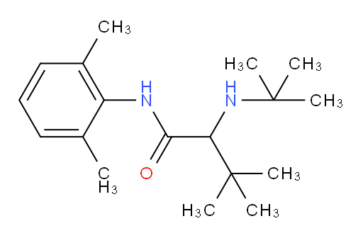 2-(tert-butylamino)-N-(2,6-dimethylphenyl)-3,3-dimethylbutanamide