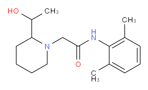 N-(2,6-dimethylphenyl)-2-(2-(1-hydroxyethyl)piperidin-1-yl)acetamide