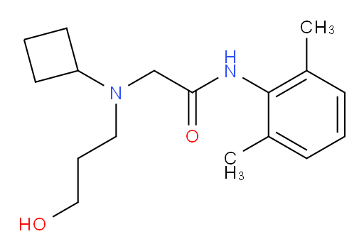 2-(cyclobutyl(3-hydroxypropyl)amino)-N-(2,6-dimethylphenyl)acetamide