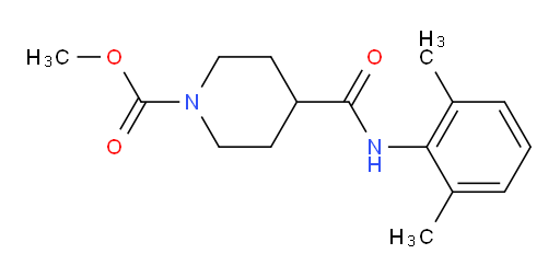 methyl 4-((2,6-dimethylphenyl)carbamoyl)piperidine-1-carboxylate