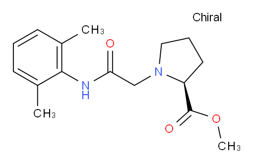(S)-methyl 1-(2-((2,6-dimethylphenyl)amino)-2-oxoethyl)pyrrolidine-2-carboxylate