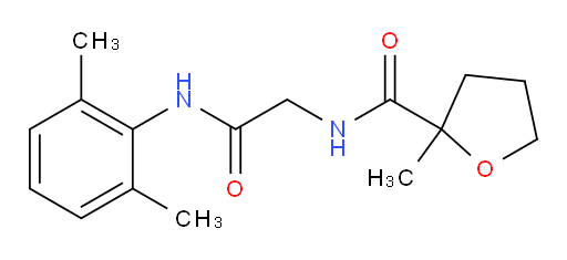 N-(2-((2,6-dimethylphenyl)amino)-2-oxoethyl)-2-methyltetrahydrofuran-2-carboxamide