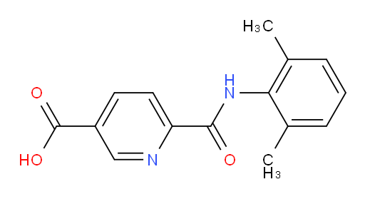 6-((2,6-dimethylphenyl)carbamoyl)nicotinic acid