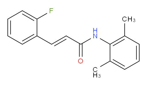 (E)-N-(2,6-dimethylphenyl)-3-(2-fluorophenyl)acrylamide