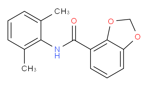 N-(2,6-dimethylphenyl)benzo[d][1,3]dioxole-4-carboxamide