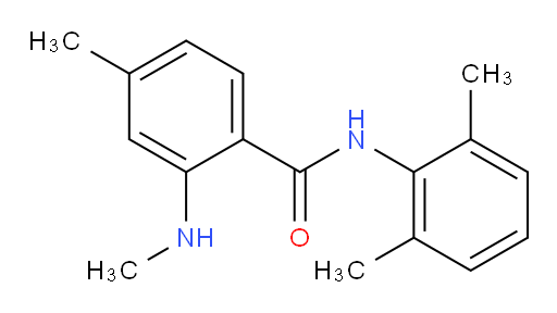 N-(2,6-dimethylphenyl)-4-methyl-2-(methylamino)benzamide