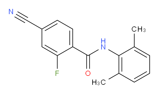 4-cyano-N-(2,6-dimethylphenyl)-2-fluorobenzamide