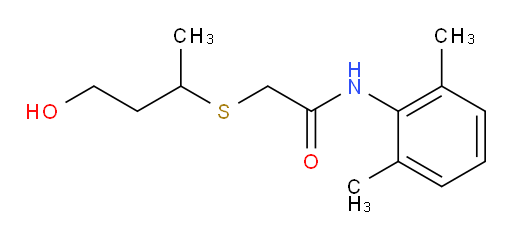 N-(2,6-dimethylphenyl)-2-((4-hydroxybutan-2-yl)thio)acetamide