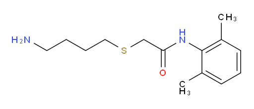 2-((4-aminobutyl)thio)-N-(2,6-dimethylphenyl)acetamide