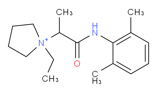 1-(1-((2,6-dimethylphenyl)amino)-1-oxopropan-2-yl)-1-ethylpyrrolidin-1-ium