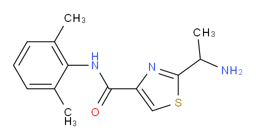 2-(1-aminoethyl)-N-(2,6-dimethylphenyl)thiazole-4-carboxamide