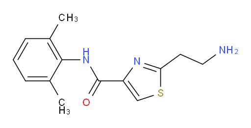 2-(2-aminoethyl)-N-(2,6-dimethylphenyl)thiazole-4-carboxamide
