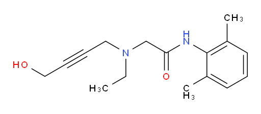 N-(2,6-dimethylphenyl)-2-(ethyl(4-hydroxybut-2-yn-1-yl)amino)acetamide