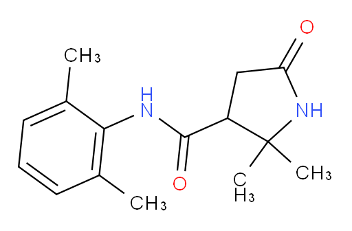 N-(2,6-dimethylphenyl)-2,2-dimethyl-5-oxopyrrolidine-3-carboxamide