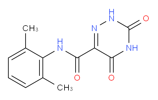 N-(2,6-dimethylphenyl)-3,5-dioxo-2,3,4,5-tetrahydro-1,2,4-triazine-6-carboxamide