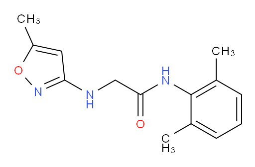 N-(2,6-dimethylphenyl)-2-((5-methylisoxazol-3-yl)amino)acetamide
