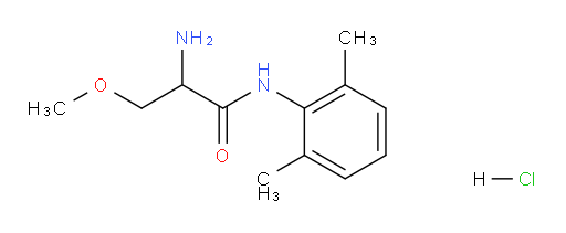 2-amino-N-(2,6-dimethylphenyl)-3-methoxypropanamide hydrochloride